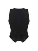 Однобортний жилет із глибоким вирізом