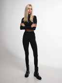 Чорний костюм із шерсті мериноса