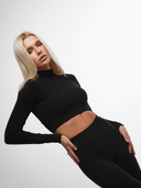 Чорний костюм із шерсті мериноса