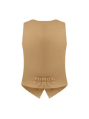 Однобортний жилет Dried Tobacco Collection